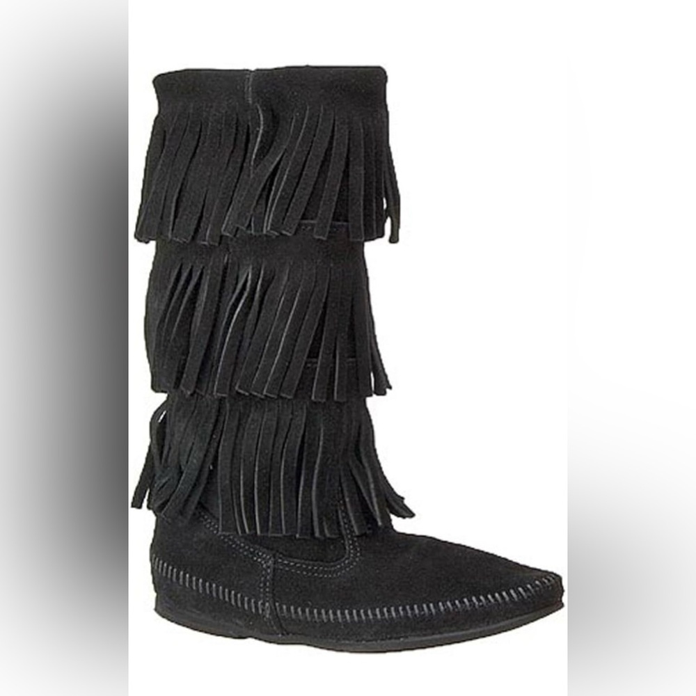 Minnetonka 3 layer fringe boot